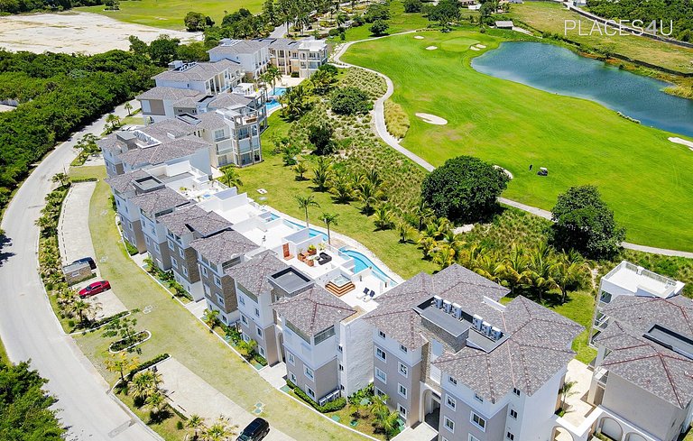 1 Habitacion 1 baño cerca de campo de golf y playa