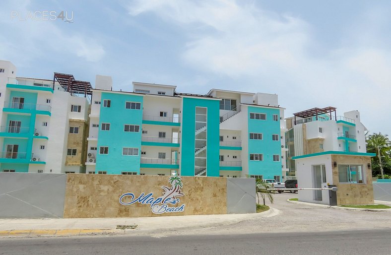 Hermoso apartamento 1 hab a pasos de la playa